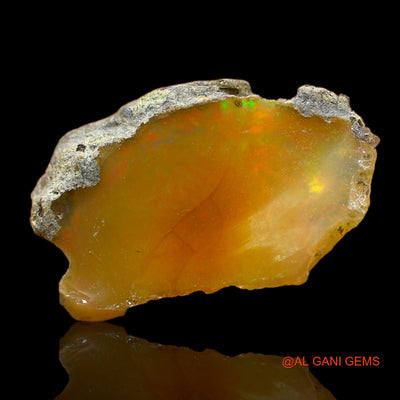 7.00 Cts Natural Ethiopian Fire Opal Fancy Rough Loose Gemstone For Jewelry 19x12x7 mm E-115
