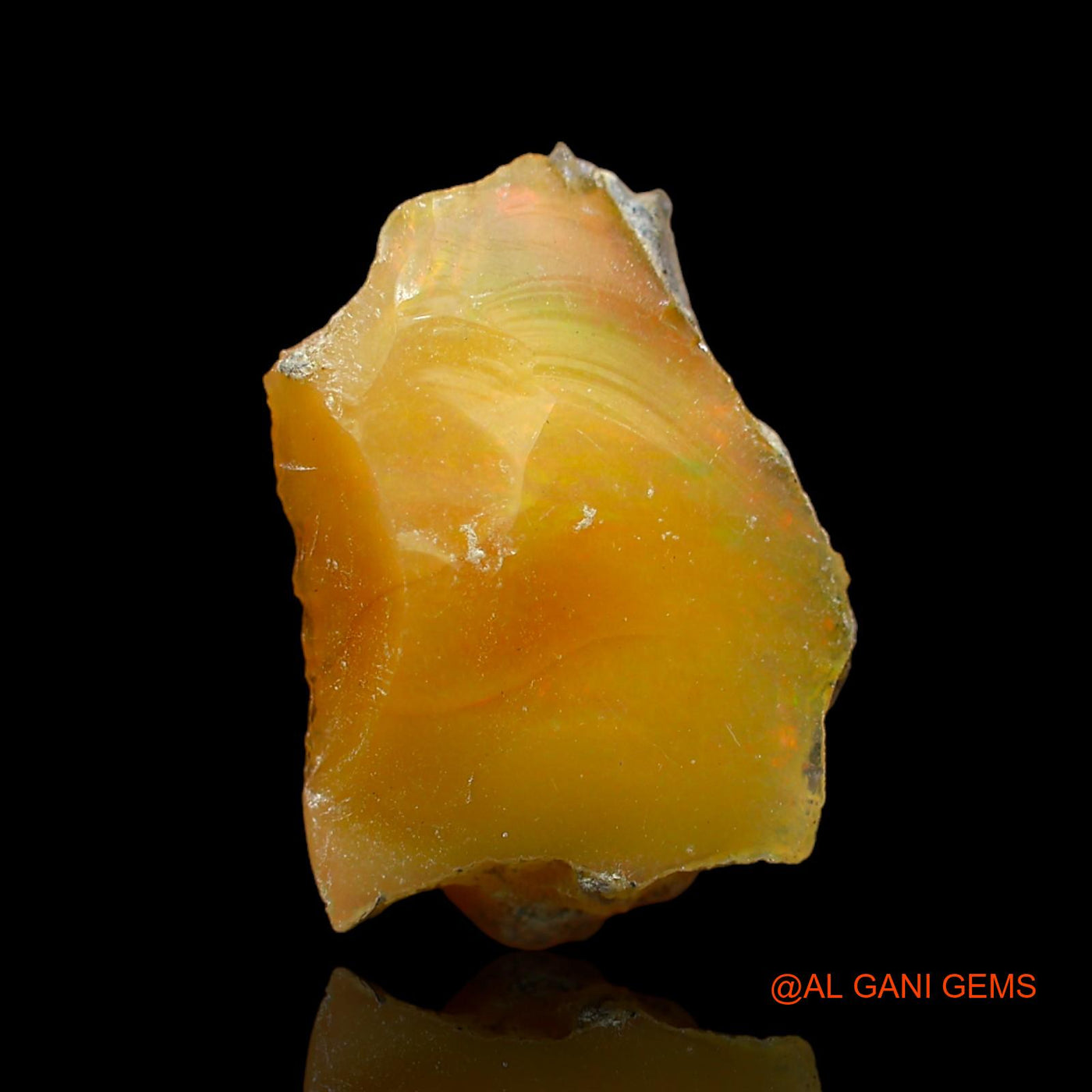 7.00 Cts Natural Ethiopian Fire Opal Fancy Rough Loose Gemstone For Jewelry 19x12x7 mm E-115