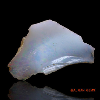 Natural Fire Opal Gemstone 3.00 Cts Loose Fancy Rough From Ethiopia 20x12x4 mm E-116