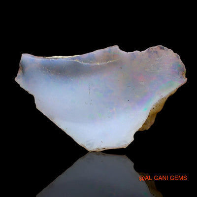 Natural Fire Opal Gemstone 3.00 Cts Loose Fancy Rough From Ethiopia 20x12x4 mm E-116