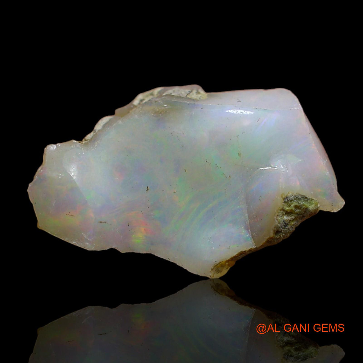 5.00 Cts Natural Ethiopian Fire Opal Loose Gemstone Fancy Rough 19x13x5 mm E-117