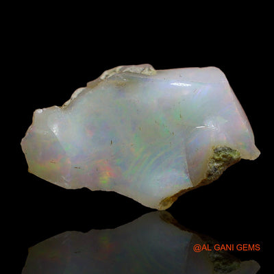 5.00 Cts Natural Ethiopian Fire Opal Loose Gemstone Fancy Rough 19x13x5 mm E-117