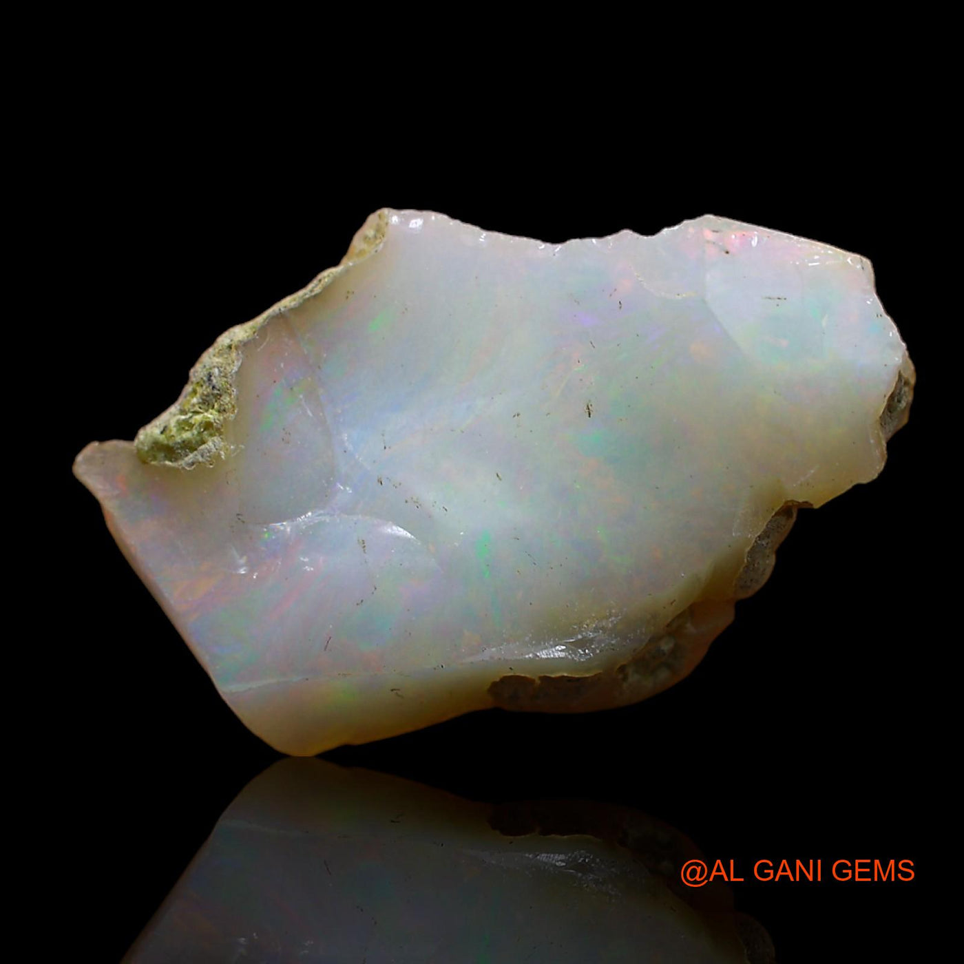 5.00 Cts Natural Ethiopian Fire Opal Loose Gemstone Fancy Rough 19x13x5 mm E-117