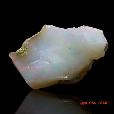 5.00 Cts Natural Ethiopian Fire Opal Loose Gemstone Fancy Rough 19x13x5 mm E-117