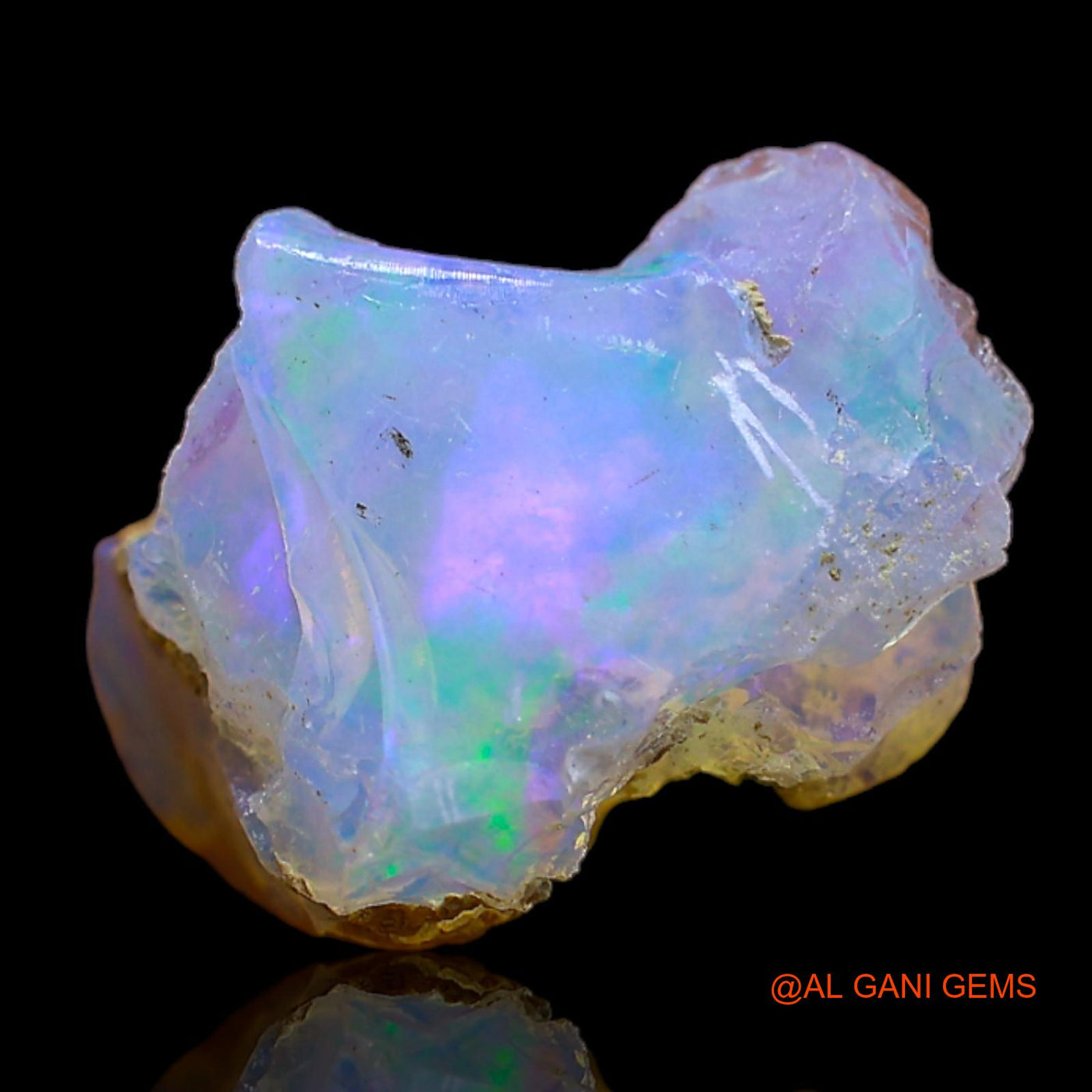 6.00 Cts Natural Ethiopian Fire Opal Loose Gemstone Fancy Rough 19x10x11 mm E-118