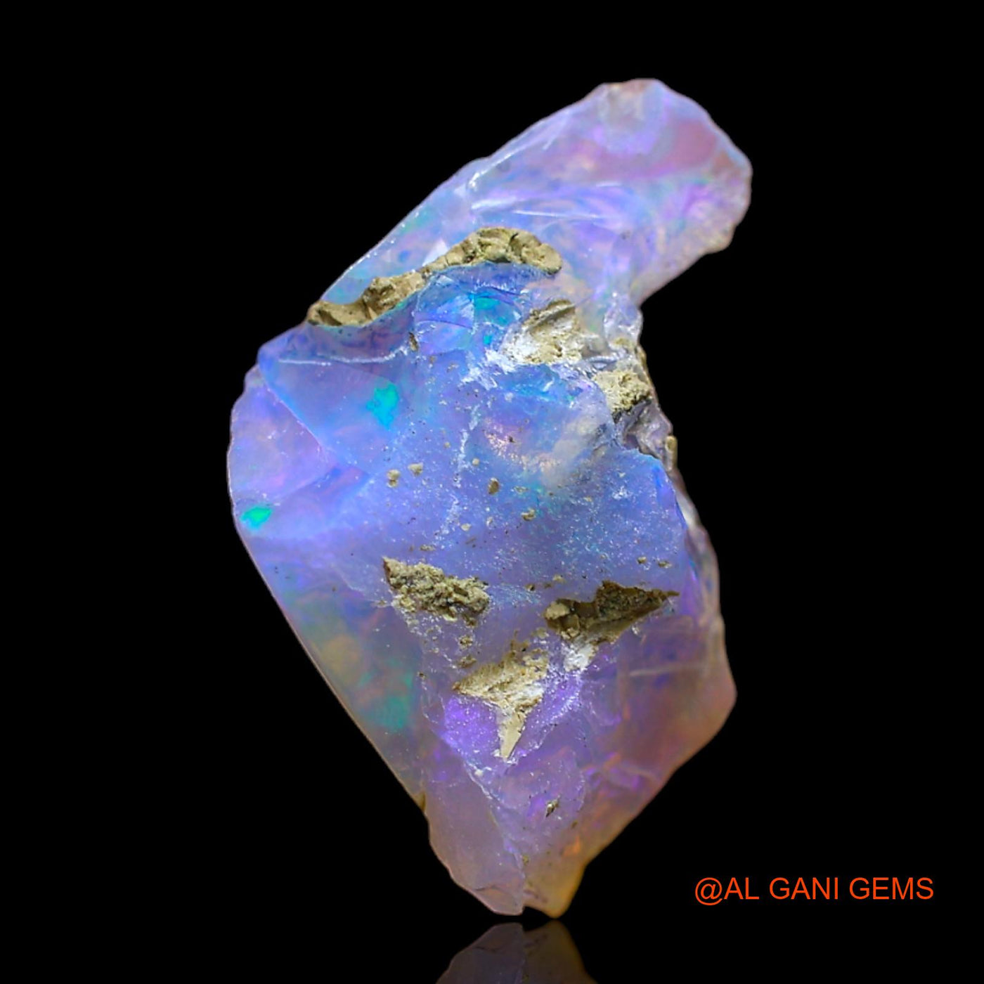 6.00 Cts Natural Ethiopian Fire Opal Loose Gemstone Fancy Rough 19x10x11 mm E-118