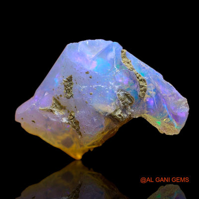 6.00 Cts Natural Ethiopian Fire Opal Loose Gemstone Fancy Rough 19x10x11 mm E-118