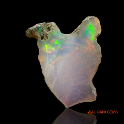 4.00 Cts Natural Ethiopian Fire Opal Loose Gemstone Fancy Rough 16x14x5 mm E-119