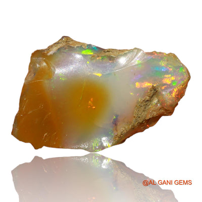 9.00 Cts Natural Ethiopian Fire Opal Loose Gemstone Fancy Rough 19x13x6 mm E-11