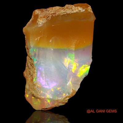 9.00 Cts Natural Ethiopian Fire Opal Loose Gemstone Fancy Rough 19x13x6 mm E-11