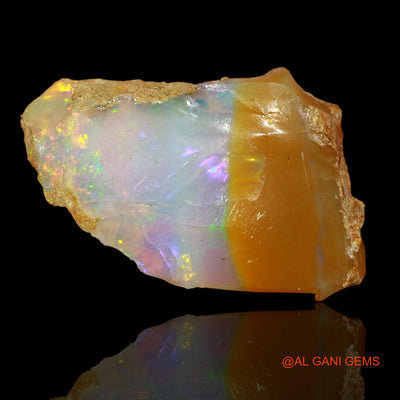 9.00 Cts Natural Ethiopian Fire Opal Loose Gemstone Fancy Rough 19x13x6 mm E-11
