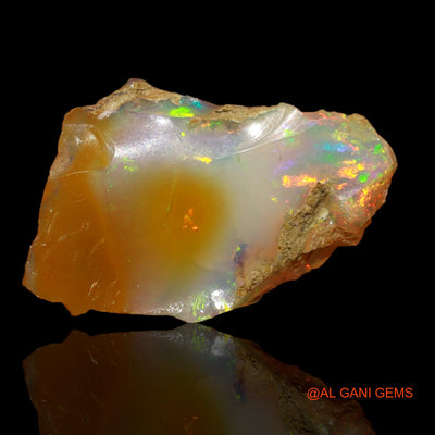 9.00 Cts Natural Ethiopian Fire Opal Loose Gemstone Fancy Rough 19x13x6 mm E-11