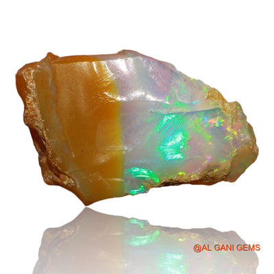 9.00 Cts Natural Ethiopian Fire Opal Loose Gemstone Fancy Rough 19x13x6 mm E-11