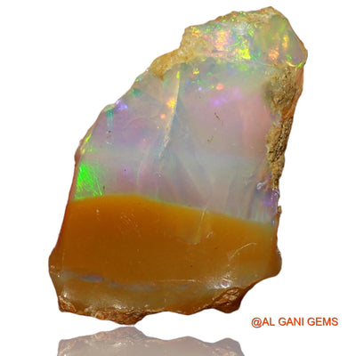 9.00 Cts Natural Ethiopian Fire Opal Loose Gemstone Fancy Rough 19x13x6 mm E-11