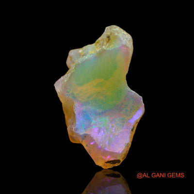 5.00 Cts Natural Ethiopian Fire Opal Loose Gemstone Fancy Rough 18x11x7 mm E-120