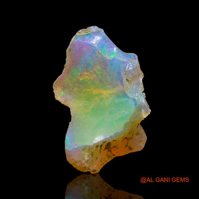 5.00 Cts Natural Ethiopian Fire Opal Loose Gemstone Fancy Rough 18x11x7 mm E-120