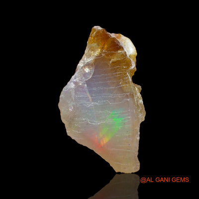6.00 Cts Unheated Ethiopian Fire Opal Loose Gemstone Fancy Rough Natural 21x11x6 mm E-122