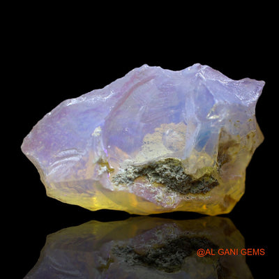 5.00 Cts Natural Ethiopian Fire Opal Loose Gemstone Fancy Rough 20x12x8 mm E-124