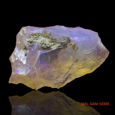 5.00 Cts Natural Ethiopian Fire Opal Loose Gemstone Fancy Rough 20x12x8 mm E-124
