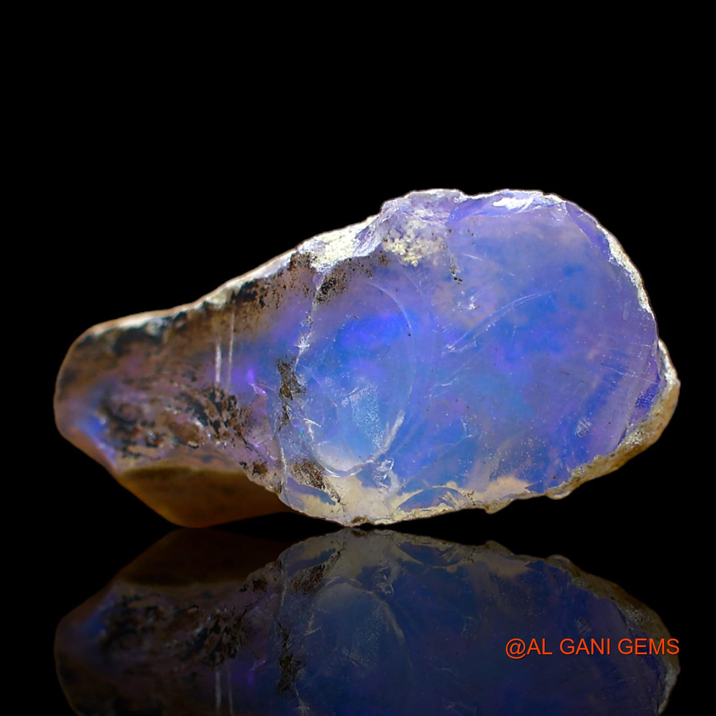 7.00 Cts Unheated Ethiopian Fire Opal Loose Gemstone Fancy Rough Natural 20x9x7 mm E-125