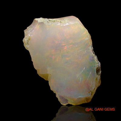 6.00 Cts Unheated Ethiopian Fire Opal Loose Gemstone Fancy Rough Natural 17x11x6 mm E-126
