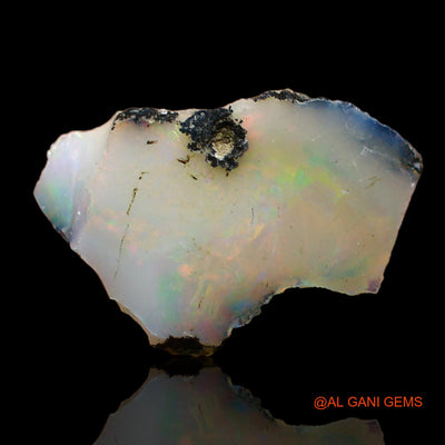 Natural Untreated Fire Opal Loose Gemstone Fancy Rough From Ethiopia 5.00 Cts 18x11x7 mm E-127