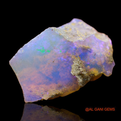 Natural Fire Opal Gemstone 7.00 Cts Loose Fancy Rough From Ethiopia 17x10x10 mm E-129