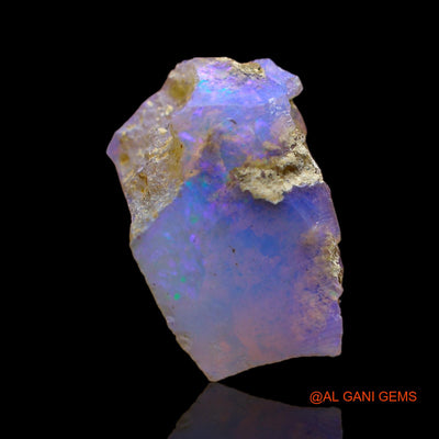 Natural Fire Opal Gemstone 7.00 Cts Loose Fancy Rough From Ethiopia 17x10x10 mm E-129