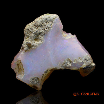 Natural Fire Opal Gemstone 4.00 Cts Loose Fancy Rough From Ethiopia 17x16x5 mm E-130