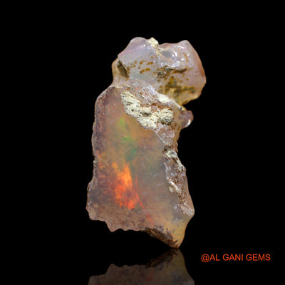 9.00 Cts Natural Ethiopian Fire Opal Loose Gemstone Fancy Rough 10x10x9 mm E-131