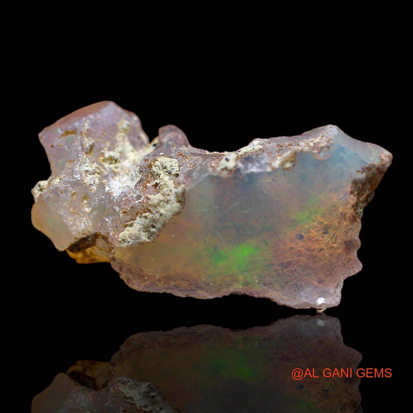 9.00 Cts Natural Ethiopian Fire Opal Loose Gemstone Fancy Rough 10x10x9 mm E-131