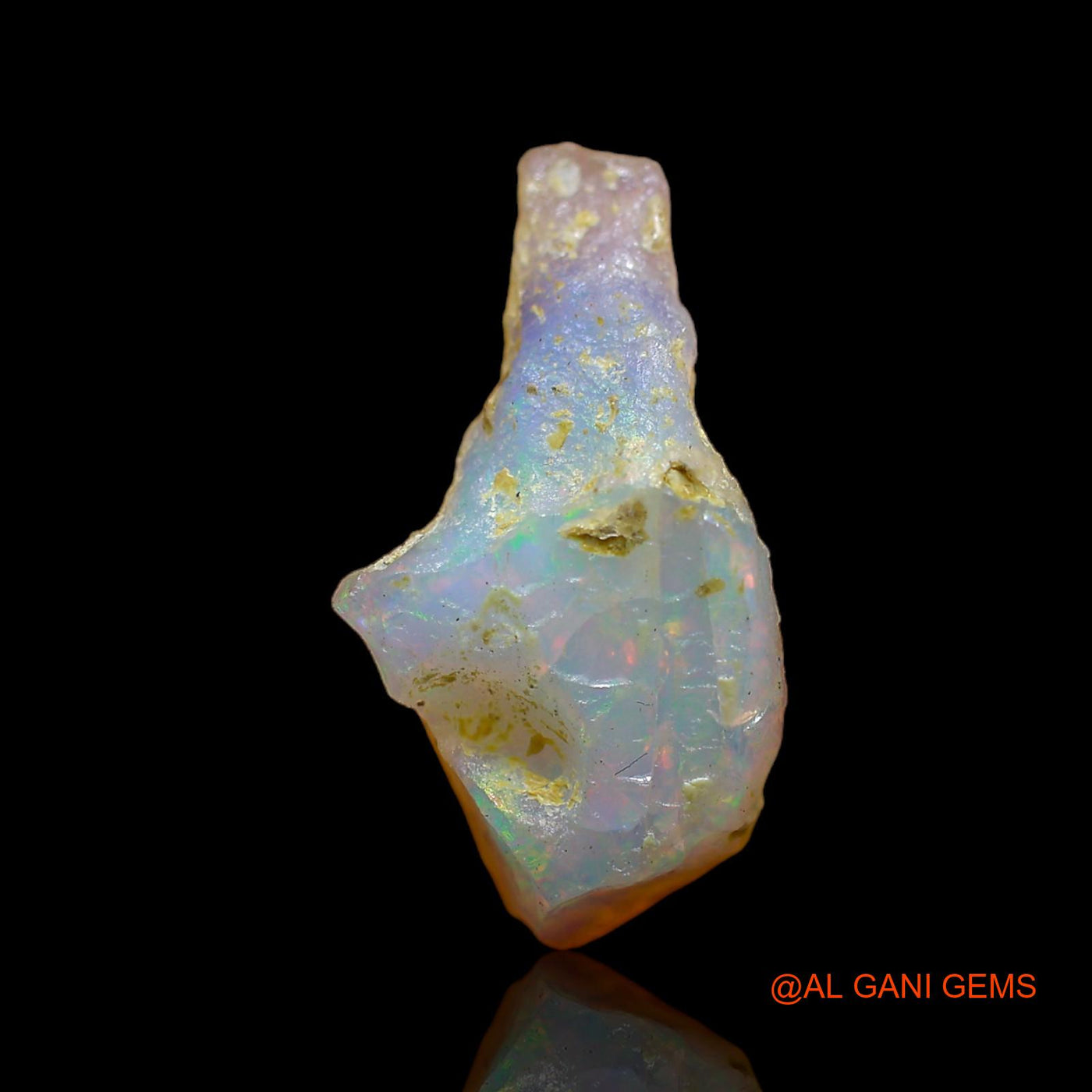 7.00 Cts Natural Ethiopian Fire Opal Fancy Rough Loose Gemstone For Jewelry 22x11x11 mm E-132