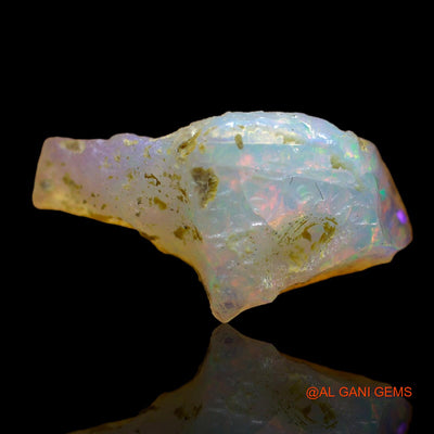 7.00 Cts Natural Ethiopian Fire Opal Fancy Rough Loose Gemstone For Jewelry 22x11x11 mm E-132