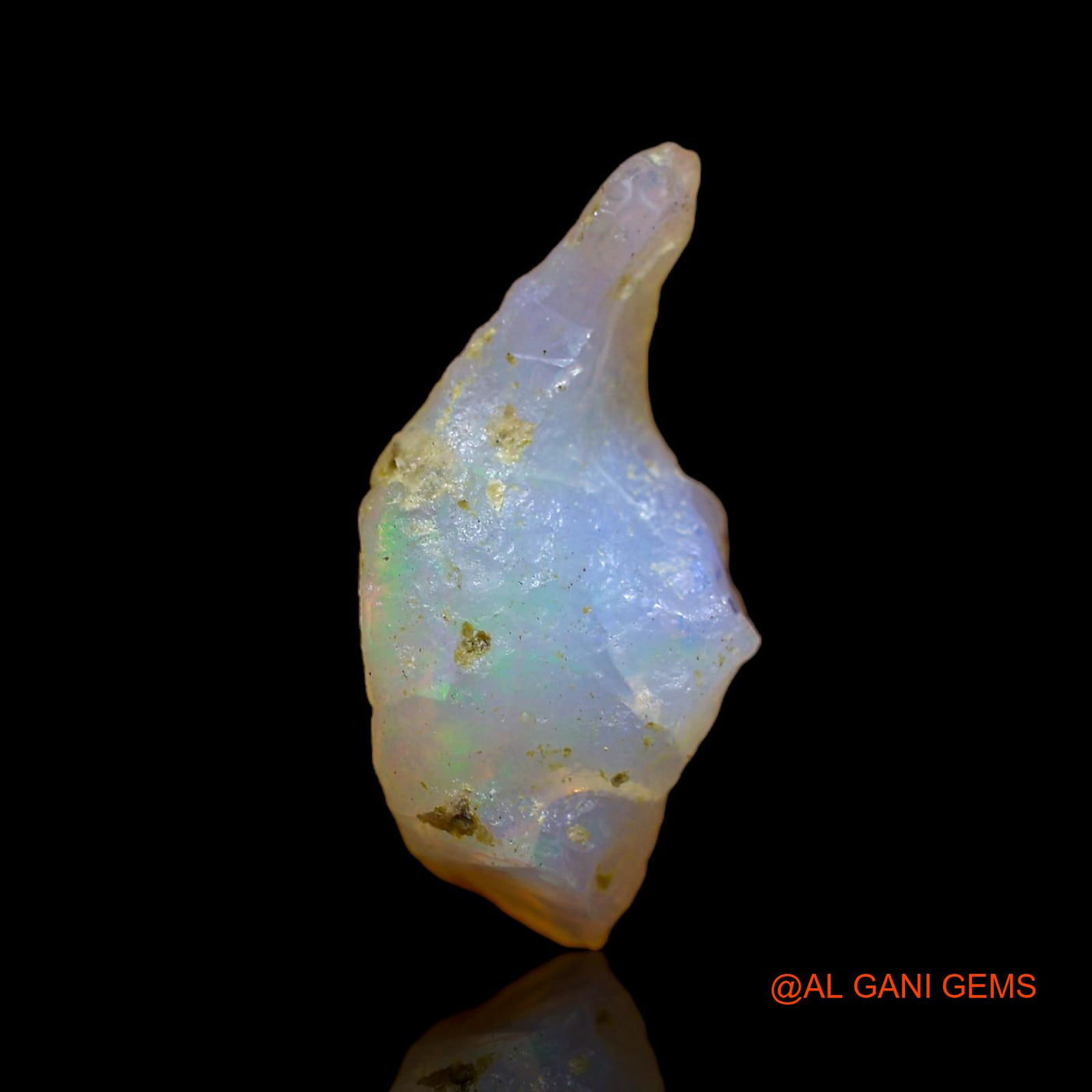 7.00 Cts Natural Ethiopian Fire Opal Fancy Rough Loose Gemstone For Jewelry 22x11x11 mm E-132
