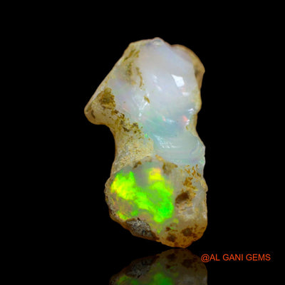 8.00 Cts Unheated Ethiopian Fire Opal Loose Gemstone Fancy Rough Natural 20x11x9 mm E-133