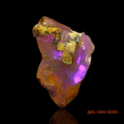 7.00 Cts Natural Ethiopian Fire Opal Loose Gemstone Fancy Rough 21x13x9 mm E-134