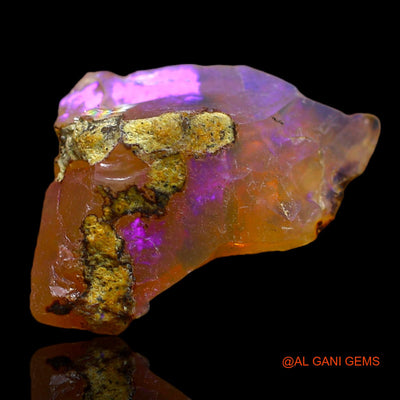 7.00 Cts Natural Ethiopian Fire Opal Loose Gemstone Fancy Rough 21x13x9 mm E-134