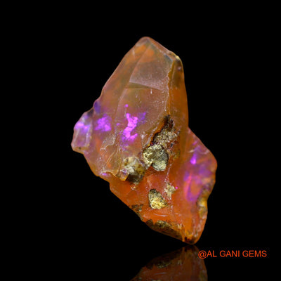 7.00 Cts Natural Ethiopian Fire Opal Loose Gemstone Fancy Rough 21x13x9 mm E-134