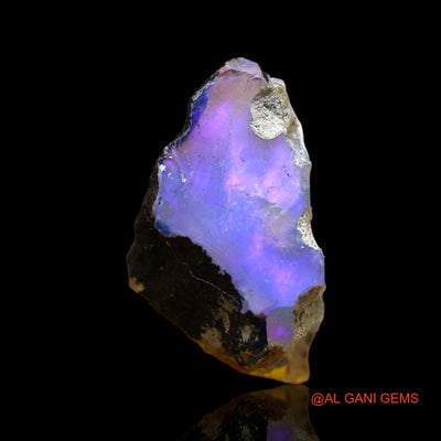 Natural Untreated Fire Opal Loose Gemstone Fancy Rough From Ethiopia 6.00 Cts 19x9x9 mm E-135