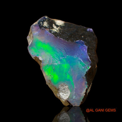Natural Untreated Fire Opal Loose Gemstone Fancy Rough From Ethiopia 6.00 Cts 19x9x9 mm E-135