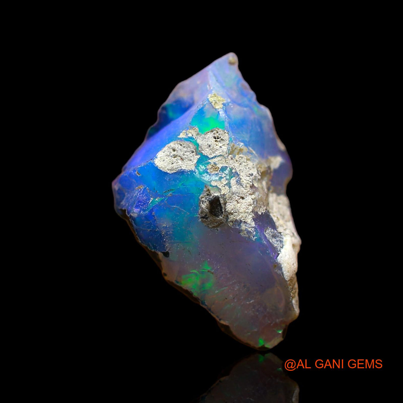 Natural Untreated Fire Opal Loose Gemstone Fancy Rough From Ethiopia 6.00 Cts 19x9x9 mm E-135