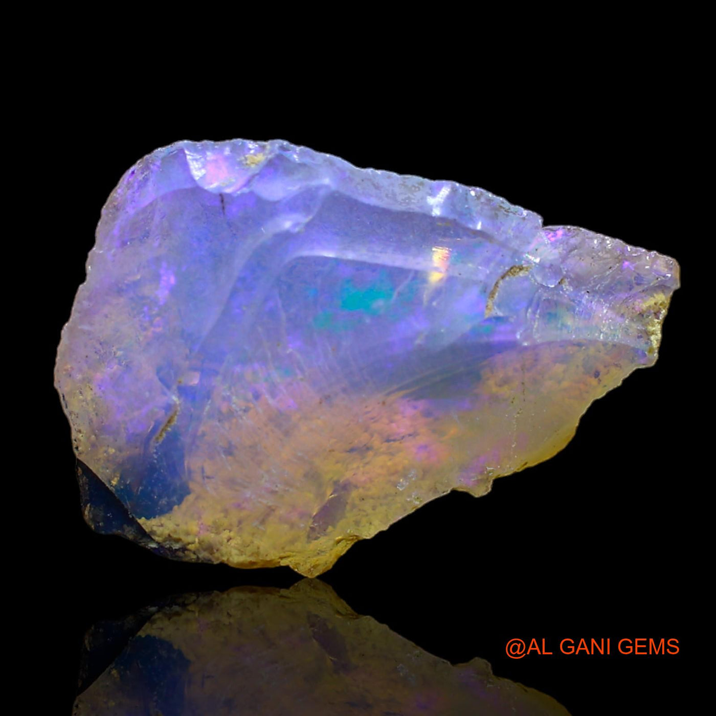 15.00 Cts Natural Ethiopian Fire Opal Fancy Rough Loose Gemstone For Jewelry 17x12x7 mm E-136