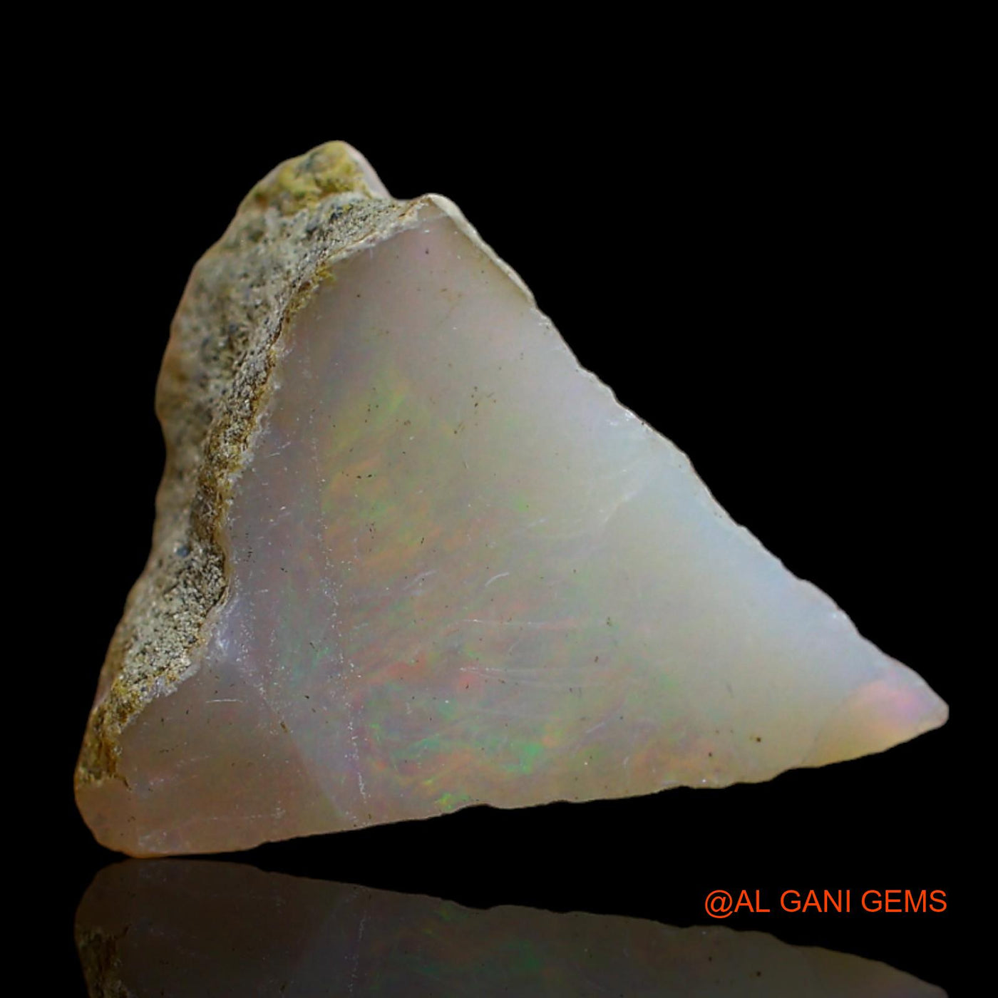 5.00 Cts Natural Ethiopian Fire Opal Loose Gemstone Fancy Rough 17x13x6 mm E-138