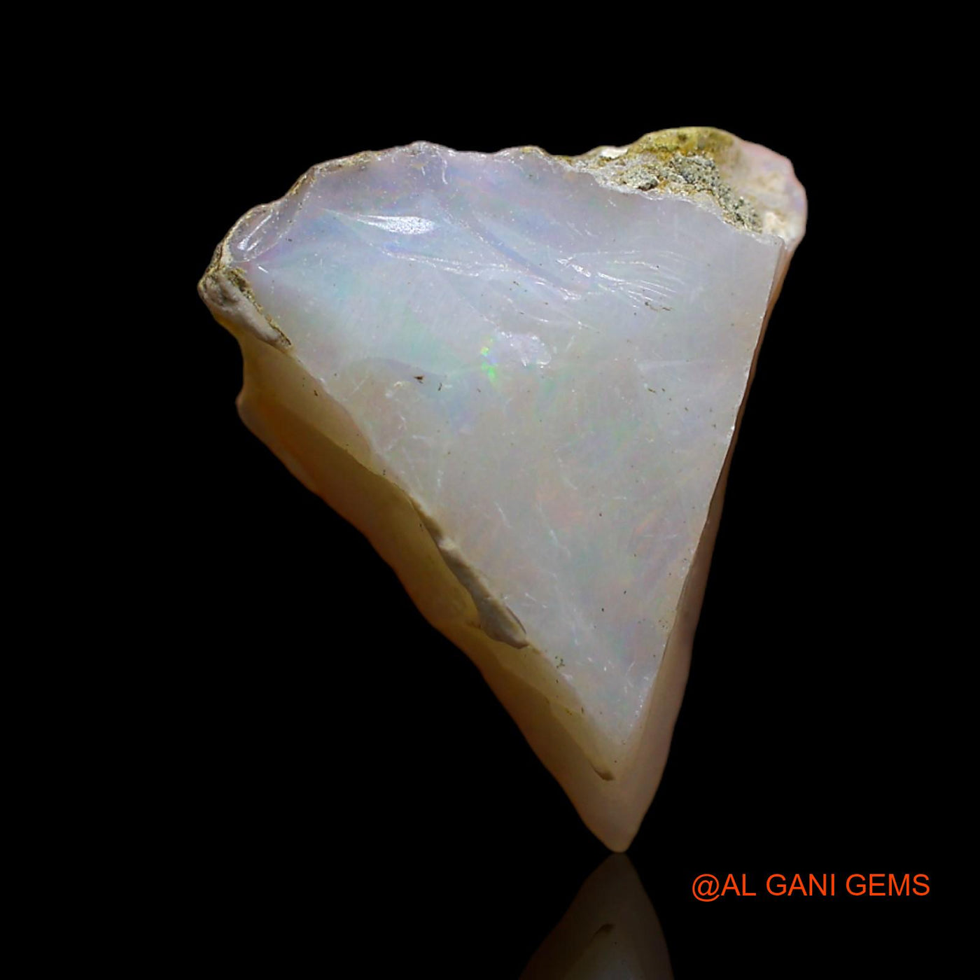 5.00 Cts Natural Ethiopian Fire Opal Loose Gemstone Fancy Rough 17x13x6 mm E-138