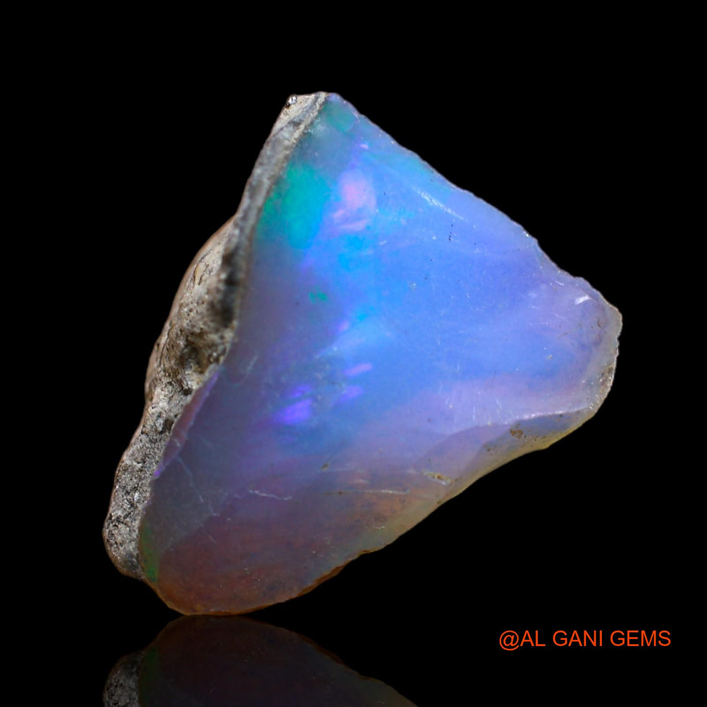 6.00 Cts Natural Ethiopian Fire Opal Loose Gemstone Fancy Rough 15x13x9 mm E-139
