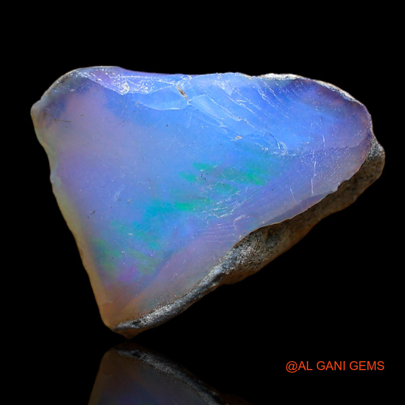 6.00 Cts Natural Ethiopian Fire Opal Loose Gemstone Fancy Rough 15x13x9 mm E-139