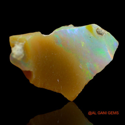 Natural Fire Opal Gemstone 5.00 Cts Loose Fancy Rough From Ethiopia 18x12x10 mm E-142