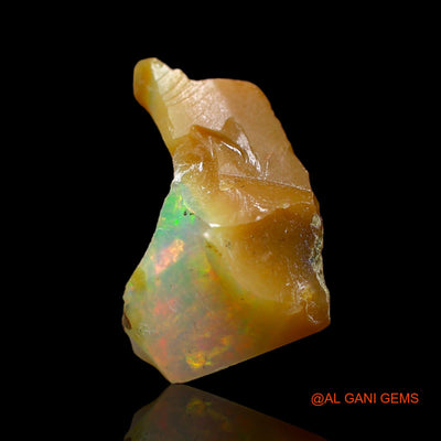 Natural Fire Opal Gemstone 5.00 Cts Loose Fancy Rough From Ethiopia 18x12x10 mm E-142