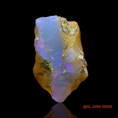 7.00 Cts Unheated Ethiopian Fire Opal Loose Gemstone Fancy Rough Natural 17x11x10 mm E-143