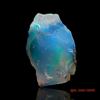 Natural Untreated Fire Opal Loose Gemstone Fancy Rough From Ethiopia 5.00 Cts 16x11x7 mm E-145